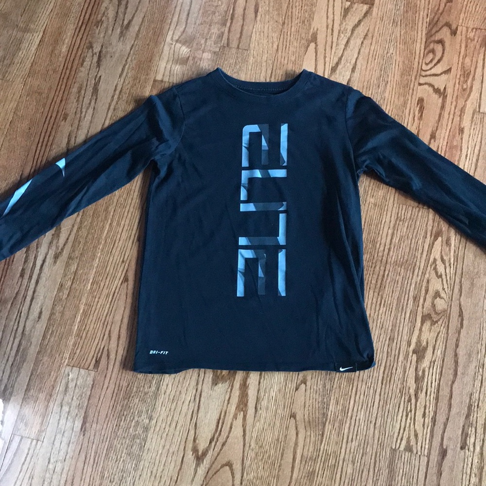 Nike Boys Elite Dri-Fit Long Sleeved Shirt